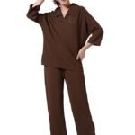 Women's Co-ords Set|Lycra Oversized Top & Trouser Set|Casual Co-ords Set for Women|Two Piece Co-ord Set|Office Wear Co-ords Set