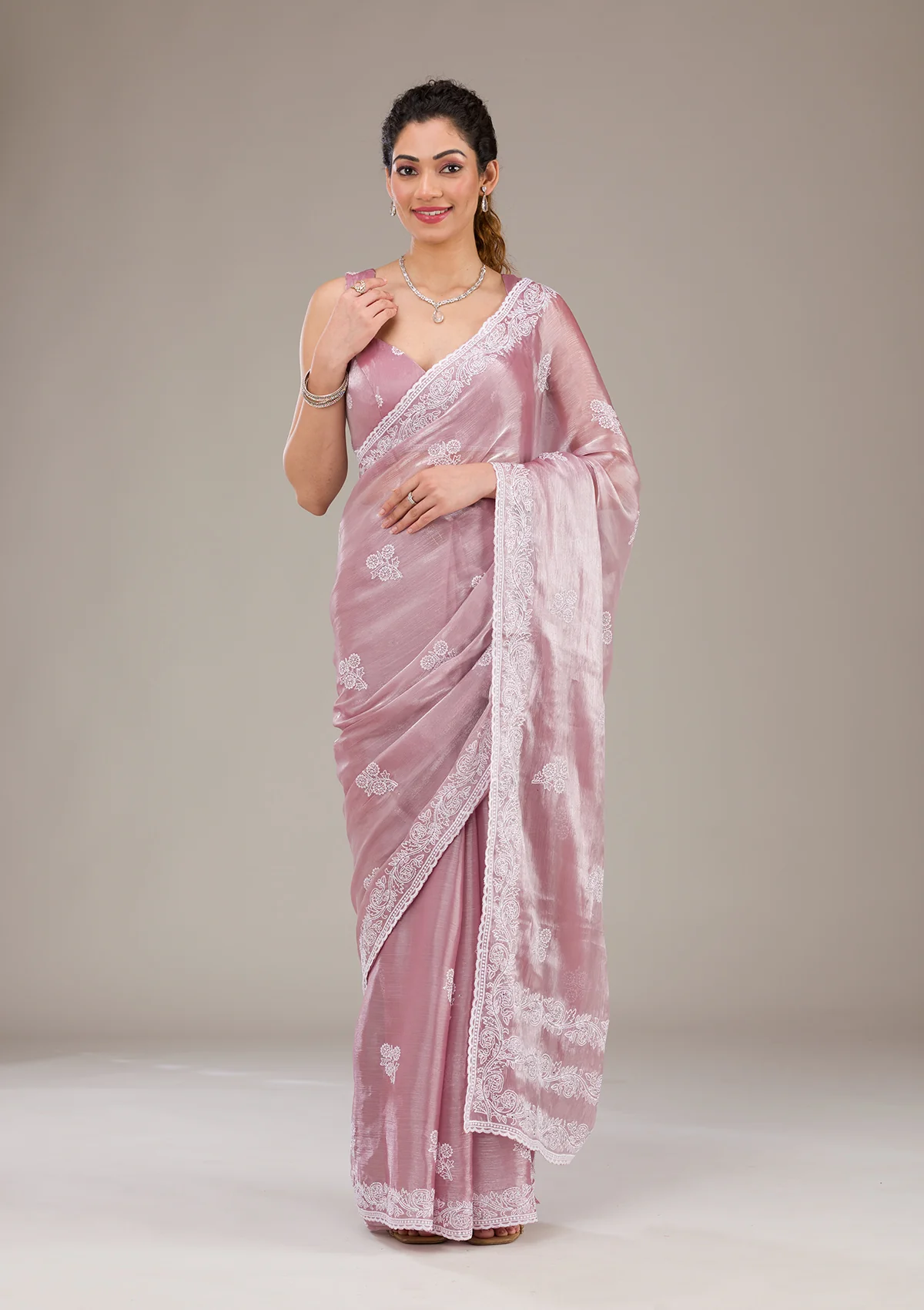 koskii-onionpink-threadwork-tissue-designer-saree-saus0039325_brown_1_1.webp Onion Pink Threadwork Tissue Saree - Image 1