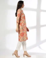 Women Ikat Print Straight Kurta - Image 5