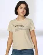 Women American Museum Regular Fit Crew-Neck T-Shirt