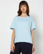 Women Regular Fit Crew-Neck Cotton T-Shirt