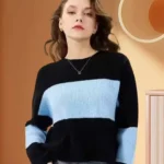 Women Colourblock Oversized Fit T-Shirt